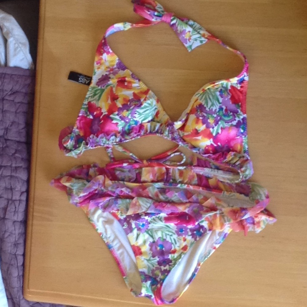 ABS floral bikini